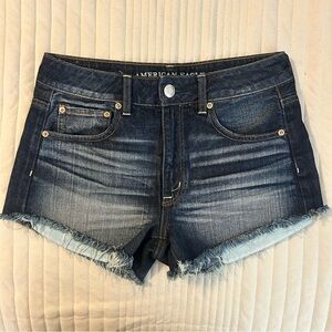 American Eagle Hi Rise Festival Stretch Denim Shorts 6